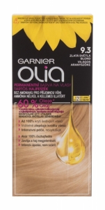Plaukų dažai Garnier Olia 9,3 Golden Light Blonde Hair Color 50g Plaukų dažai