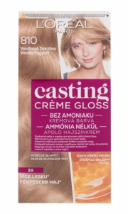 Plaukų dažai L´Oréal Paris Casting Creme Gloss 810 Vanilla Icecream Hair Color 48ml Plaukų dažai