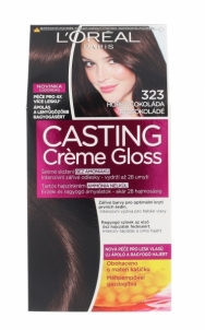Plaukų dažai L´Oreal Paris Casting Creme Gloss Cosmetic 1ks Shade 323 Darkest Chocolate Matu krāsas