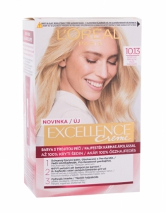 Plaukų dažai L´Oréal Paris Excellence 10,13 Natural Light Baby Blonde Creme Triple Protection Hair Color 48ml Plaukų dažai