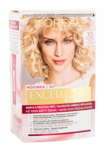 Plaukų dažai L´Oréal Paris Excellence 10 Lightest Ultimate Blonde Creme Triple Protection Hair Color 48ml 