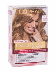 Plaukų dažai L´Oréal Paris Excellence 7,3 Natural Golden Blonde Creme Triple Protection Hair Color 48ml 