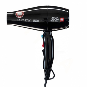 Plaukų džiovintuvas Solis Fast Dry Black hair dryer Hair dryers