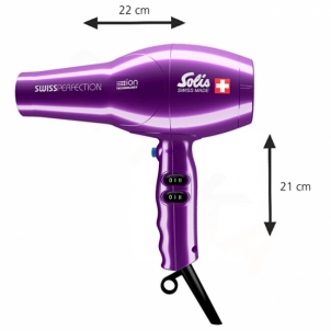 Plaukų džiovintuvas Solis Swiss Perfection Violet hair dryer