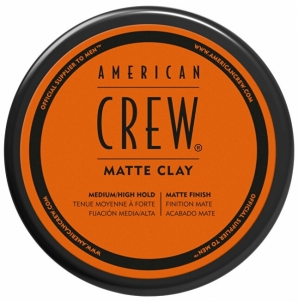 Plaukų formavimo pasta American Crew Strong fixing paste with a matte effect (Matte Clay) 85 g Plaukų modeliavimo priemonės
