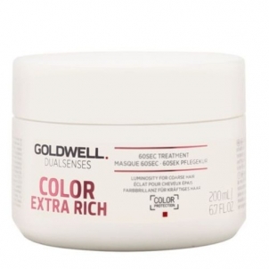 Plaukų mask Goldwell Dualsenses Color Extra Rich Mask (60 SEC Treatment) 200 ml Masks for hair