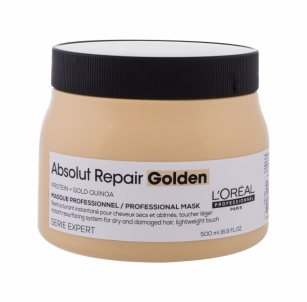 Plaukų mask L´Oréal Professionnel Série Expert Absolut Repair Gold Quinoa + Protein Hair Mask 500ml Resurfacing Golden Masque Masks for hair