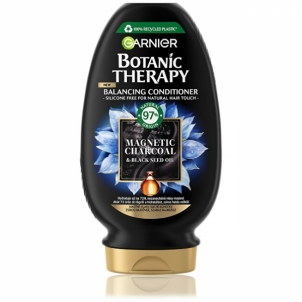 Plaukų kondicionierius Garnier Moisturizing conditioner for oily hair and dry hair ends Botanic Therapy Magnetic Charcoal ( Balancing Conditioner) 200 ml 