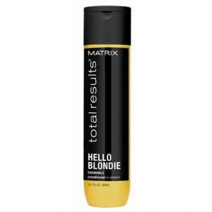 Plaukų kondicionierius Matrix Conditioner for blonde hair recovery Total Results Hello Blondie (Chamomile Conditioner) 300 ml