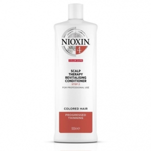 Plaukų kondicionierius Nioxin Skin Revitalizer for fine colored significantly thinning hair System 4 (Revitaliser Scalp Conditioner Fine Hair Chemically Treated noticeable thinning) - 300 ml