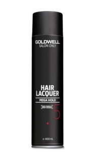 Plaukų lakas Goldwell (Salon Only Hair Laquer Super Firm Mega Hold) 600 ml Plaukų modeliavimo priemonės