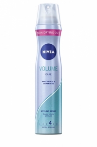 Plaukų lakas Nivea Hairspray volumizing hair Volume Sensation 250 ml Plaukų modeliavimo priemonės