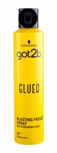 Plaukų purškiklis Schwarzkopf Got2b Glued Blasting Freeze Spray Hair Spray 300ml Plaukų modeliavimo priemonės