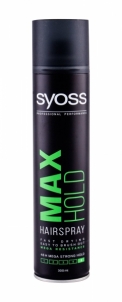 Plaukų purškiklis Syoss Professional Performance Max Hold Hair Spray 300ml Plaukų modeliavimo priemonės