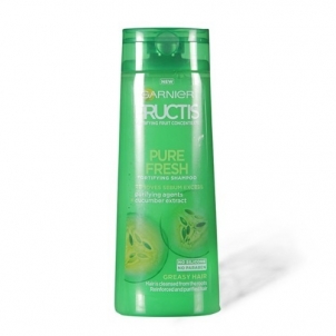 Plaukų šampūnas Garnier Fructis ( Pure Fresh Strenghehing Shampoo) 400 ml Šampūni