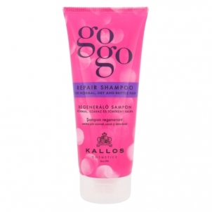 Plaukų šampūnas Kallos Cosmetics Gogo Repair Shampoo Cosmetic 200ml Šampūnai plaukams