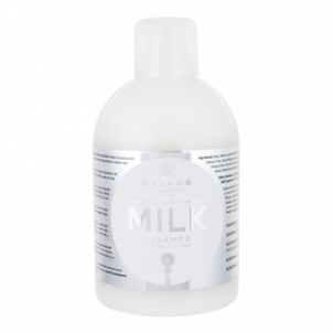 Plaukų šampūnas Kallos Cosmetics Milk Shampoo Cosmetic 1000ml Šampūnai plaukams