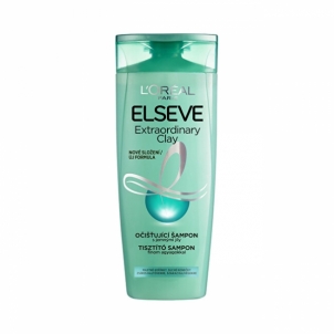 Plaukų šampūnas Loreal Paris Cleansing shampoo for oily hair Elvive Extraordinary Clay - 250 ml 