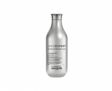 Plaukų šampūnas Loreal Professionnel Silver Shampoo for Gray and White Hair Magnesium Silver ( Neutralising Shampoo For Grey And White Hair ) 300 ml