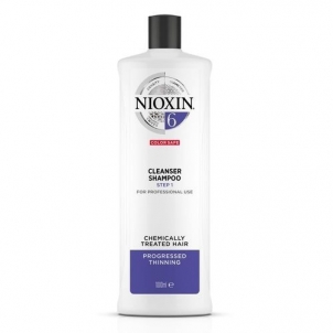 Plaukų šampūnas Nioxin Cleansing shampoo for chemically treated strong hair System 6 (Shampoo Color Save) 300 ml 