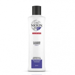 Plaukų šampūnas Nioxin Cleansing shampoo for chemically treated strong hair System 6 (Shampoo Color Save) 300 ml