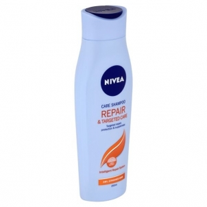Plaukų šampūnas Nivea Caring shampoo for dry, stressed hair Targeted Repair & Care 250 ml - 250 ml