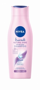 Plaukų šampūnas Nivea Caring Shampoo with Milk and Silk Proteins for Glossy Hair without Shine Hair milk Shine ( Care Shampoo) 400 ml Šampūnai plaukams