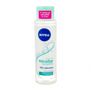 Plaukų šampūnas Nivea Purifying Micellar Shampoo Cosmetic 400ml 