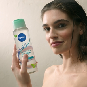 Plaukų šampūnas Nivea Refreshing micellar shampoo for normal to greasy hair (Micellar Shampoo) 400 ml