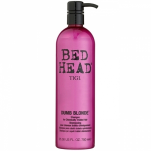 Plaukų šampūnas Tigi Shampoo for chemically treated blond hair Bed Head Dumb Blonde 750 ml Šampūni