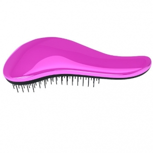 Plaukų šepetys Dtangler Kartáč na vlasy s rukojetí Metalic Pink Plaukų šepečiai