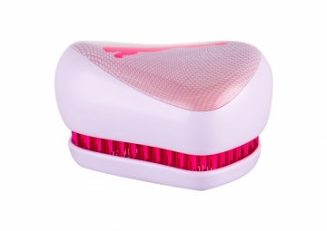 Plaukų šepetys Tangle Teezer Compact Styler Neon Pink Hairbrush 1pc Matu sukas un ķemmes