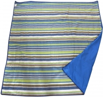 Pledas piknikams Cattara Spring – mėlynas-dryžuotas 150 x 150 cm Turistiniai kilimėliai