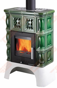 Plieninė krosnelė Haas+Sohn Treviso II (750 x 1100 x 486); 3,5-10,7kW (šilumokaitis 5,7kW) Fireplace, sauna stoves