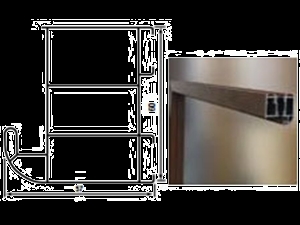 Стальные входные двери WIKED26 80 левого антрацита рамы RFstakta с измерителем