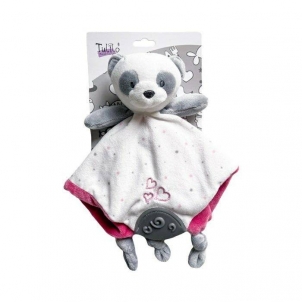 Pliušinis paklotėlis 25 cm, kaštoninės spalvos panda Soft toys
