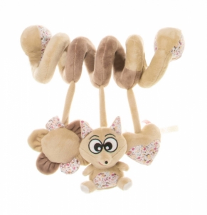 Pliušinis spiralinis barškutis - Lapė Toys for babies