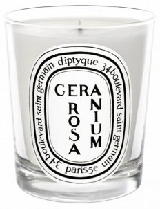 Prabangi žvakė Diptyque Geranium Rosa 190 g Kvapai namams