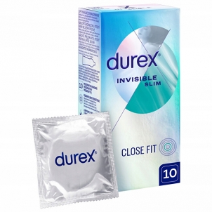 Prezervatyvai Durex Condoms Invisible Close Fit