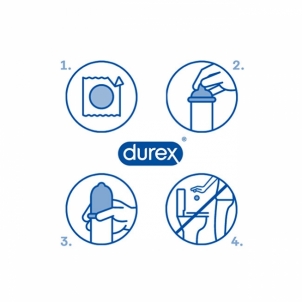 Prezervatyvai Durex Extra Safe 2 + 1