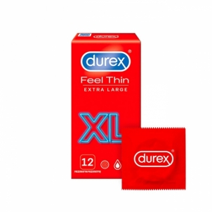 Prezervatyvai Durex Feel Thin XL Prezervatīvi