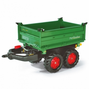 Priekaba traktoriui Rolly Toys , žalia Priedai vaikiškiems automobiliams