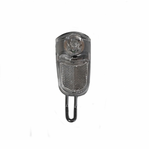 Priekinė lempa Azimut Fork 1LED metalinis laikiklis su elementais / Apšvietimas dviračiams