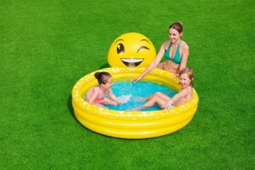 Pripučiamas vaikiškas baseinas "Laiminga šypsenėlė", Bestway, 165x144x69