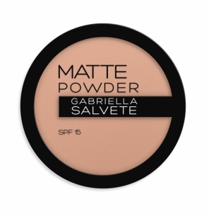 Pudra Gabriella Salvete Matte Powder SPF15 Cosmetic 8g Shade 03 Pūderi sejai