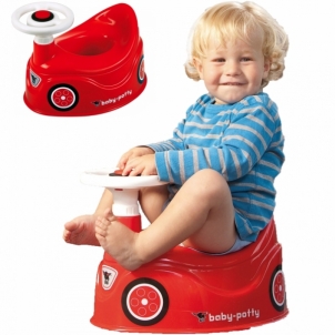 Puodukas Big New Bobby Car, raudonos spalvos Bērnu podiņi