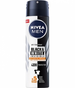 Purškiamas antiperspirantas vyrams Nivea Invisible Black & White Ultimate Impact 150 ml 