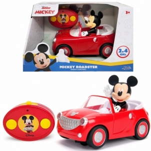 Radijo bangomis valdomas Mickey Mouse automobilis Radiovadāmās rotaļlietas