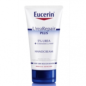 Rankų kremas Eucerin Hand Cream 5% Urea Repair PLUS (Hand Cream) 75 ml Rankų priežiūros priemonės