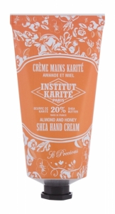 Rankų kremas Institut Karite Shea Hand Cream Almond & Honey Hand Cream 75ml Roku kopšanas līdzekļi